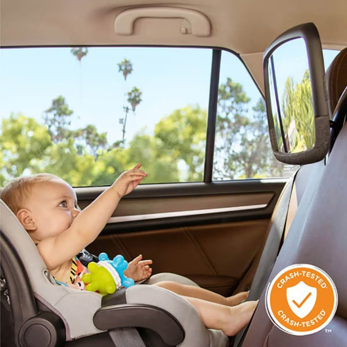 Munchkin 360° Baby In-Sight® Pivot Mirror – Espejo Retrovisor para Bebé con Giro 360°