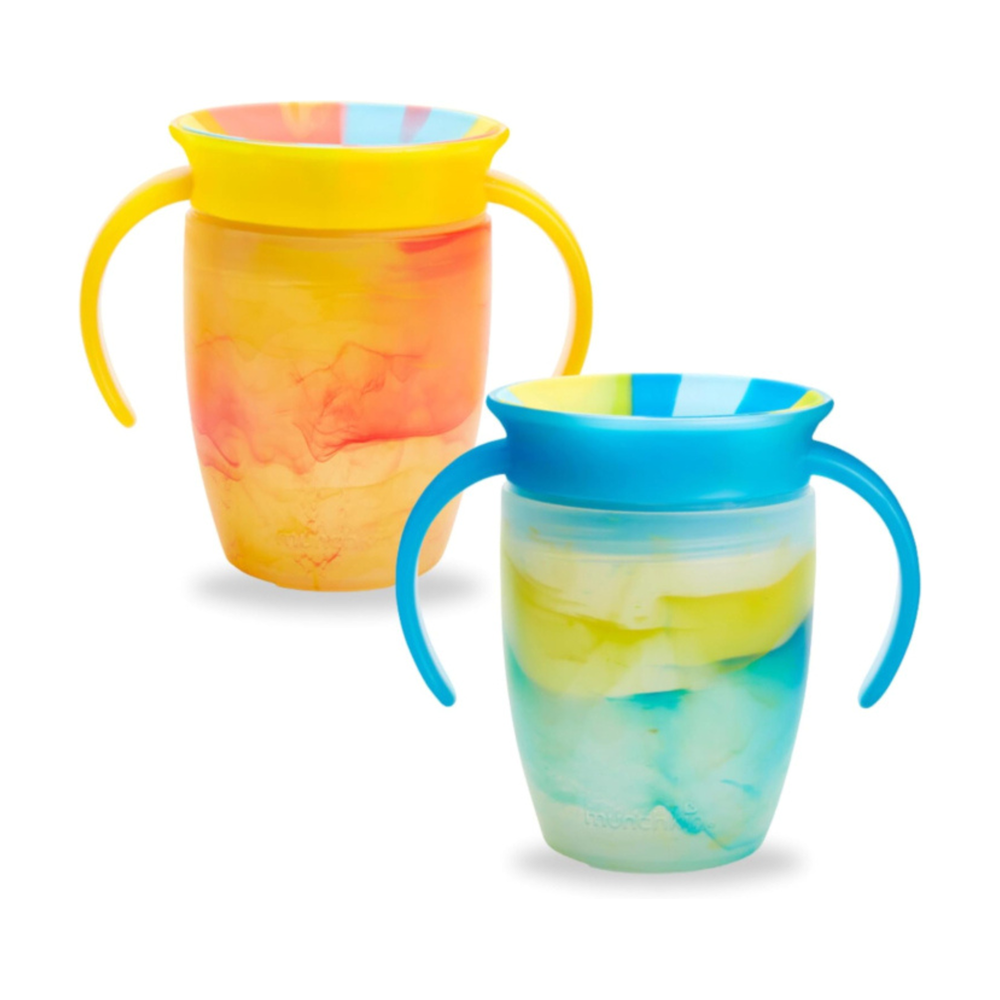 Pack 2 Vasos de aprendizaje Miracle 360 207ml - Azul/Amarillo