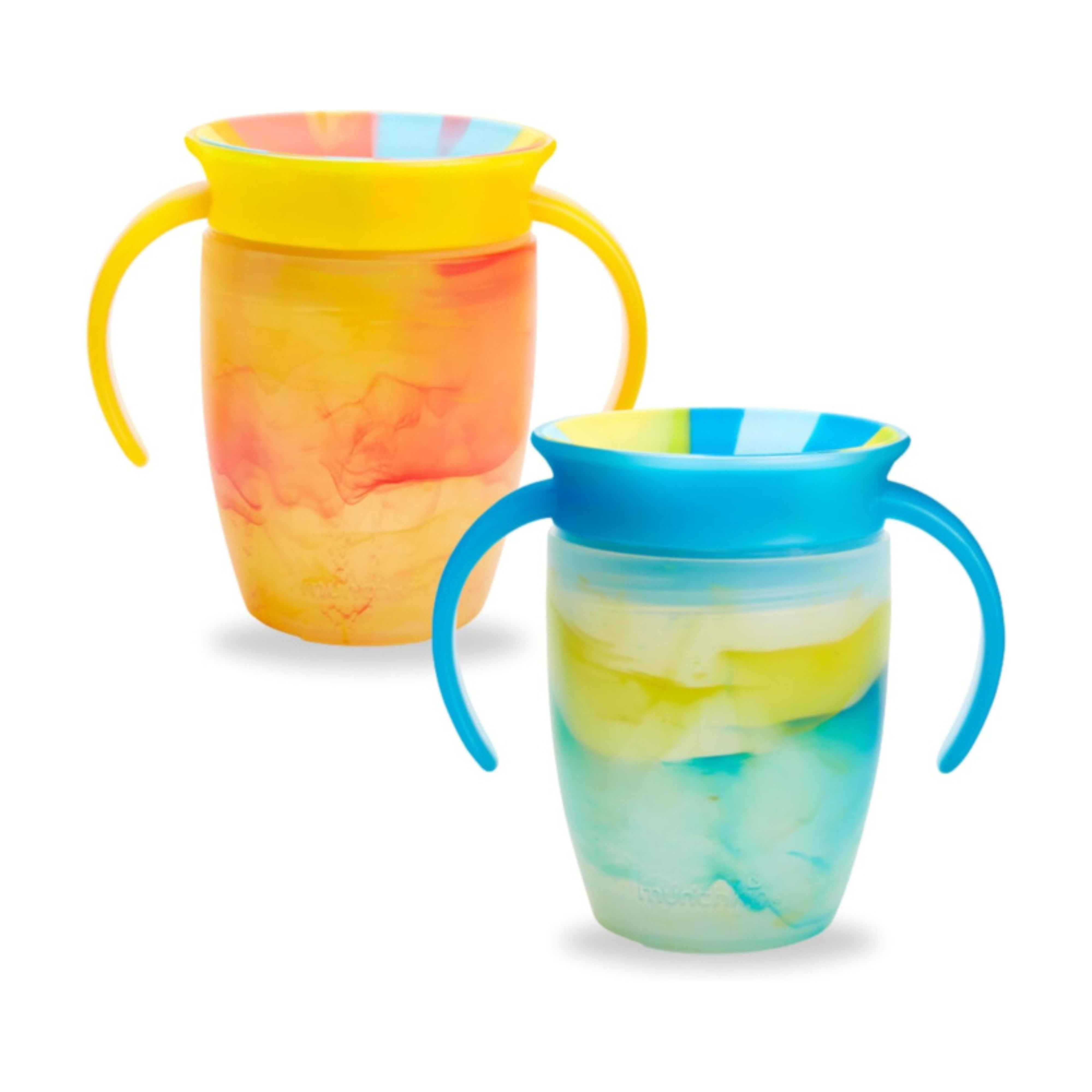Pack 2 Vasos de aprendizaje Miracle 360 207ml - Azul/Amarillo