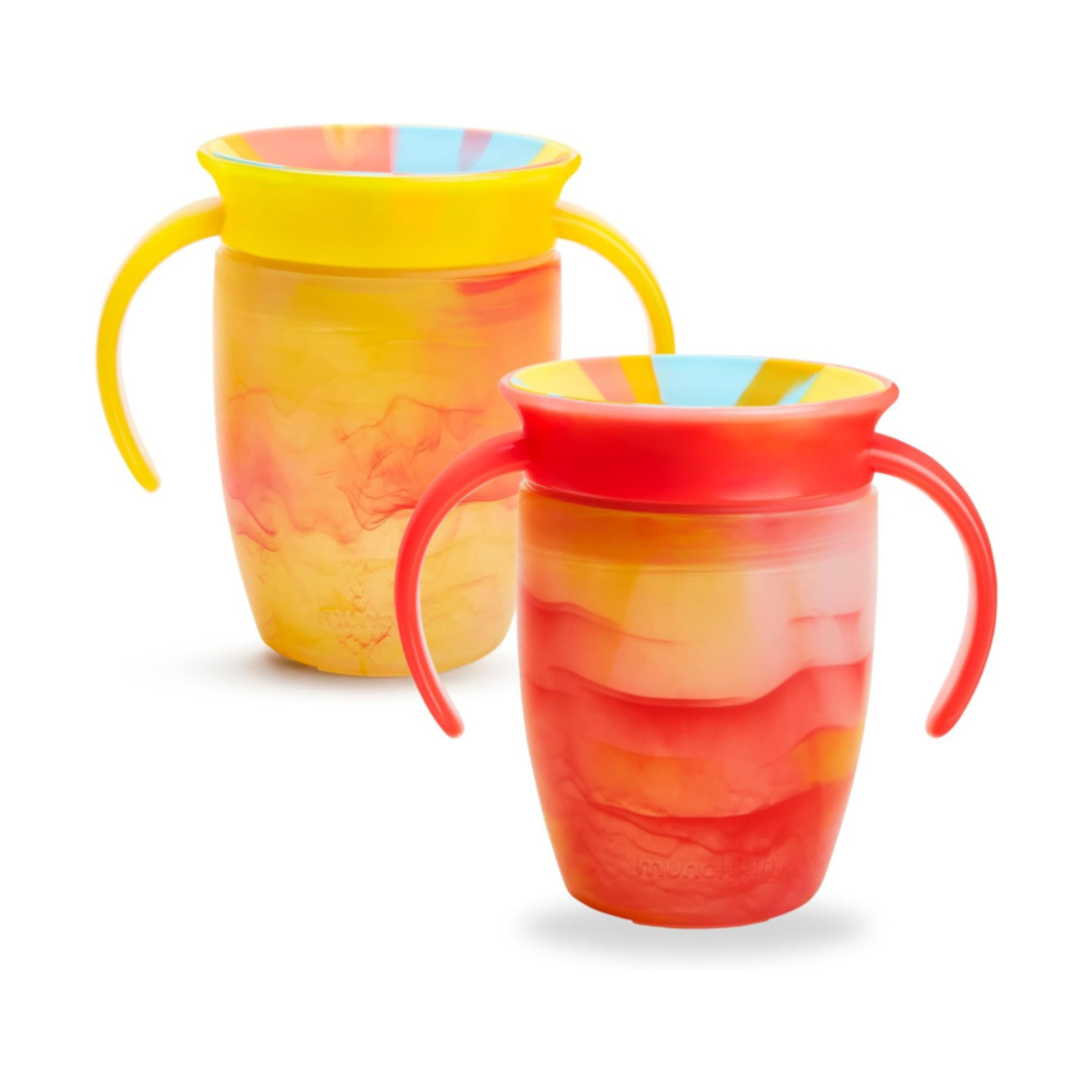 Pack 2 Vasos de aprendizaje Miracle 360 207ml - Rojo/Amarillo
