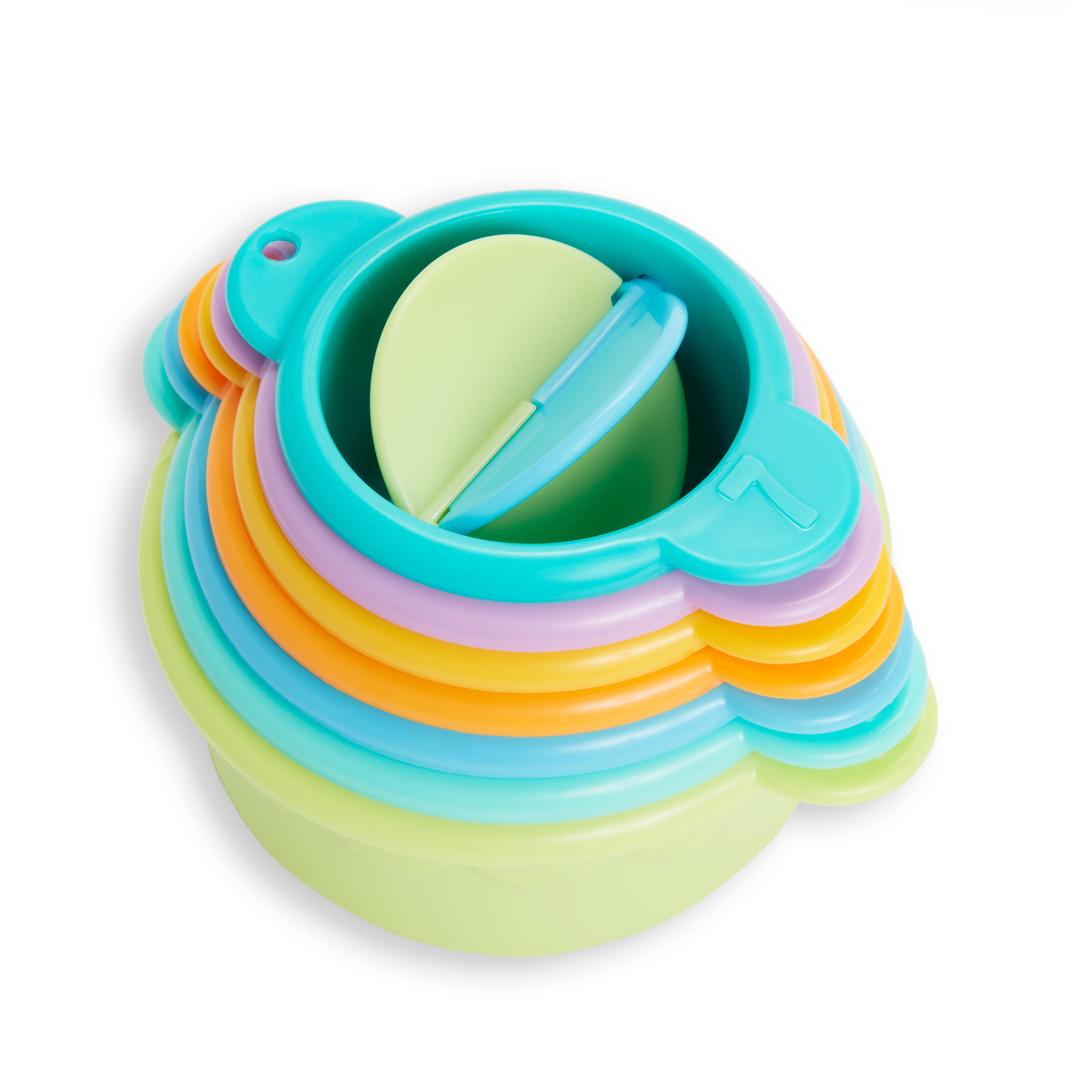 Connect-a-Cup Pack de 7 Vasos Apilables para el Baño