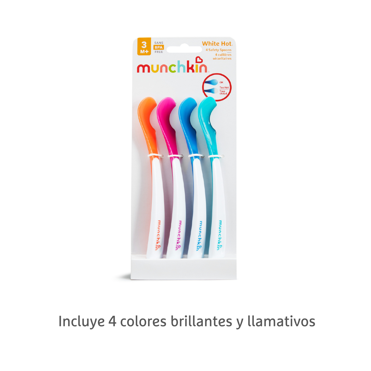 Juego de 4 Cucharas White Hot