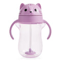 Vaso de entrenamiento Tip and Sip - con pajita abatible con peso 296ml – Gato
