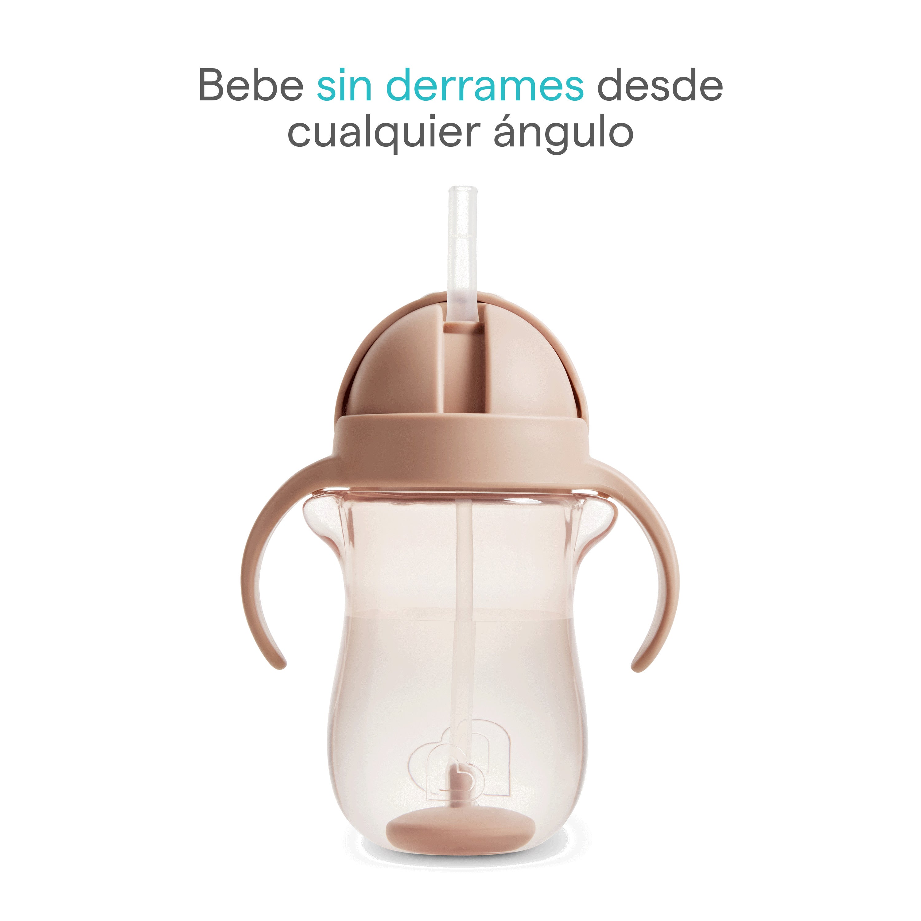 Vaso de entrenamiento Tip and Sip - con pajita abatible con peso 296ml – Perro