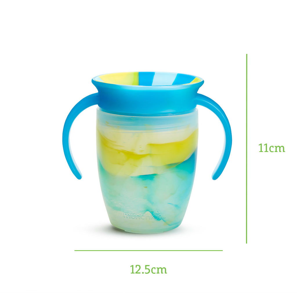 Pack 2 Vasos de aprendizaje Miracle 360 207ml - Azul/Amarillo