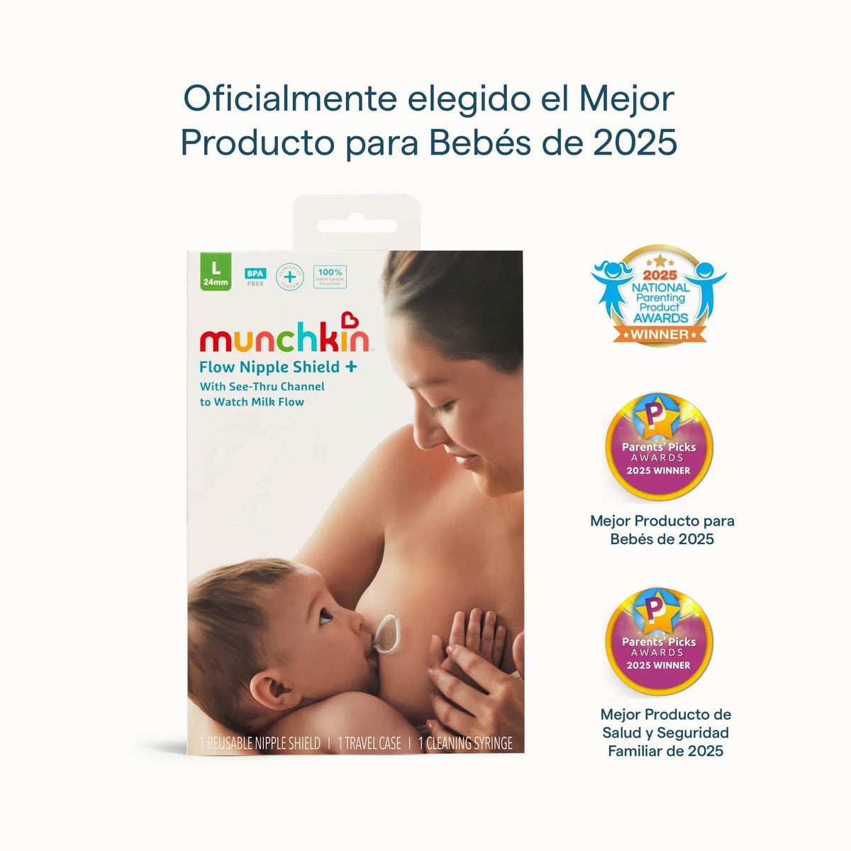 Presentación de la pezonera Munchkin Flow y sus reconocimientos